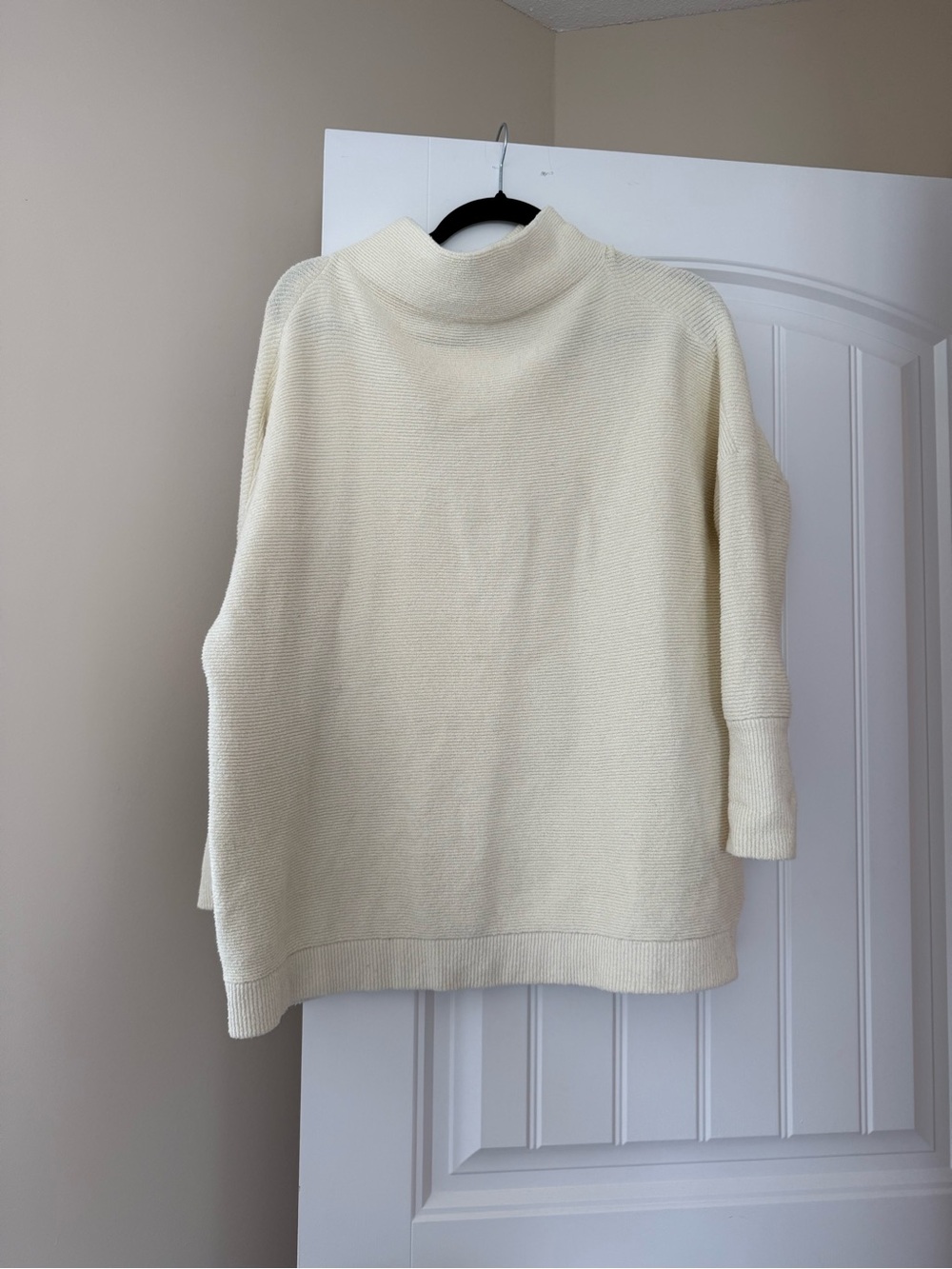 Free People Ivory Turtleneck Sweater